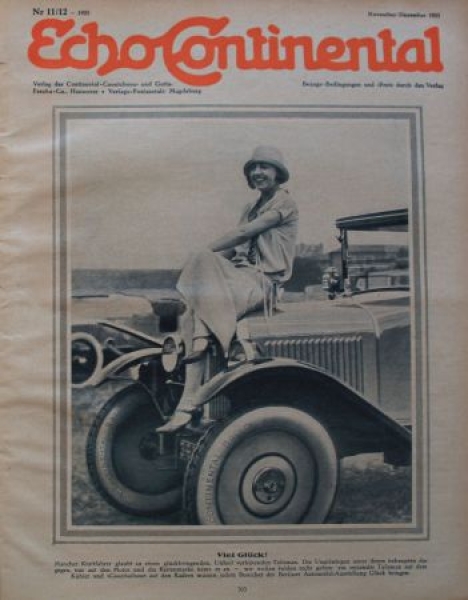 "Echo Continental" Factory-Magazine 1925 Exhibitionissue (5376)